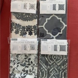 Throw Pillow Covers - Set of 4 ~ New